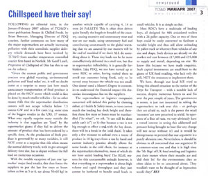 "Chillspeed have their say!" 